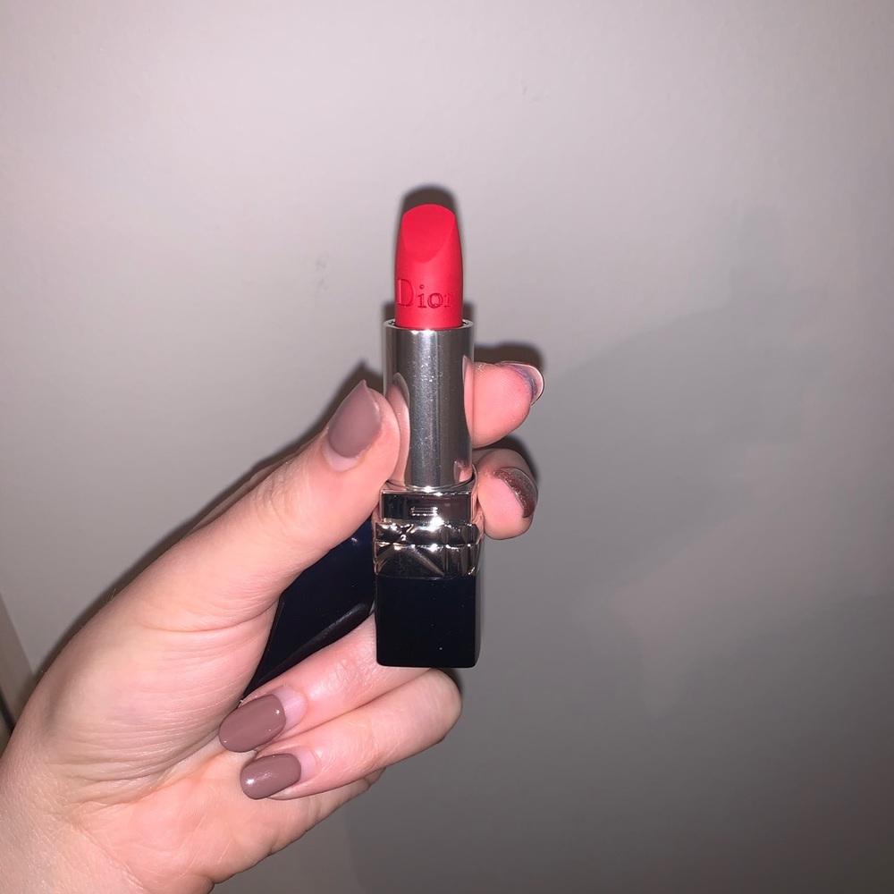 Christian Dior red lipstick